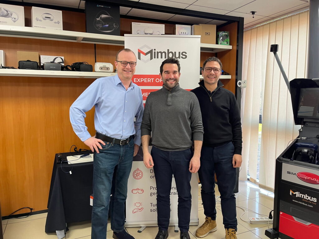 Virtualware partners with MIMBUS to bring VIROO to the French market 2 Laurent Da Dalto (Mimbus), David Moreno (Virtualware), Eric Pommier (Mimbus)